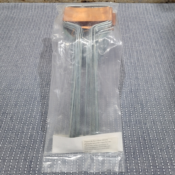 Copper Plant Labeling Stakes - Set of 10 - Picture 1 of 4